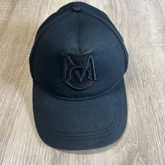 MONCLER ベースボールキャップ ブラック - メルカリ