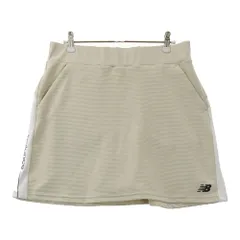 サイズ：2 NEW BALANCE GOLF ニューバランス 2025年モデル インナー付 ストレッチスカート  ベージュ系 [240101660776] ゴルフウェア レディース ストスト