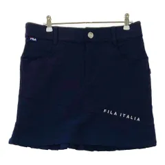 サイズ：L FILA GOLF フィラゴルフ  裏起毛 プリーツスカート  ネイビー系 [240101665442] ゴルフウェア レディース ストスト