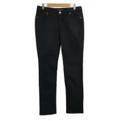 アーバンリサーチ URBAN RESEARCH パンツ スキニー ロング 無地 38 黒 ブラック