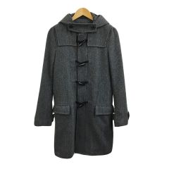 良品計画 グレー ダッフルコート XL フード付き - メルカリ