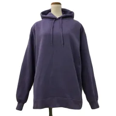 ニコアンド Niko and.. パーカー スウェット フーディー プルオーバー 裏起毛 無地 長袖 M 紫 パープル