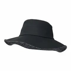 ★未使用★ムーミンショップ★リボン付きハット（女性用57.5㎝）ブラック