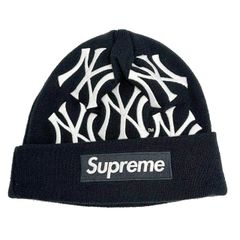 Supreme ニューヨーク・ヤンキース ニット帽 - メルカリ