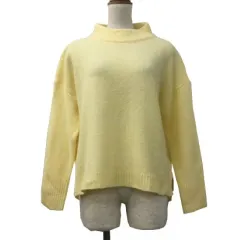 ベイフロー BAYFLOW セーター ニット プルオーバー モックネック アルパカ混 長袖 2 黄 イエロー