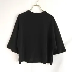 M1-02962 【Women】 UNIQLO（ユニクロ） 半袖カットソー (XS) /黒 K-夏