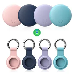エアタグ airtag（4個セット）紛失防止タグ スマートタグ【2025新登場&MFI認証品&GPS全球超強信号】(Appleの「探す」に対応) IOS専用 スマートトラッカー gps タグ 子供 gps発信機 車両追跡 盗難対策 鍵 財布  b9425301