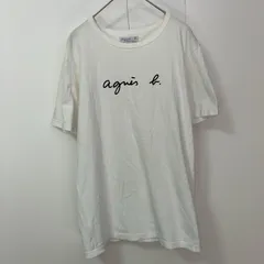 agnes b. HOMME アニエスベー オム 半袖 Tシャツ サイズ1 日本製 ロゴ ホワイト 白　　　　T-230