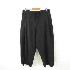 ザラマン ZARA MAN パンツ テーパード ロング 黒 42 *A208
