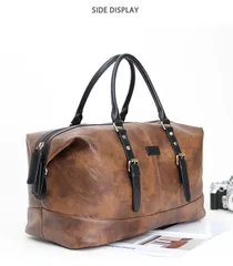 ボストンバッグ メンズ レディース 欧風 軽量 旅行 レザー 革 pu 合皮