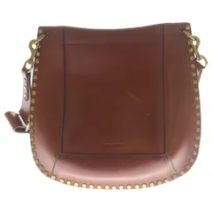ISABEL MARANT (イザベル マラン) OSKAN NEW HOBO BAG オスカン ニューホボ スタッズ レザーショルダーバッグ ブラウンのサムネイル