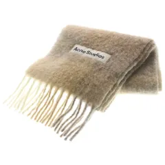 Acne Studios (アクネ ストゥディオズ) モヘアチェック マフラー ブラウン