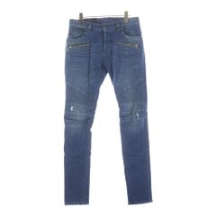 美品】BALMAIN バルマン バイカーデニムパンツ ジーンズ 34 - メルカリ
