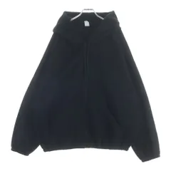 YEEZY (イージー) フリース ジップアップパーカー ブラックのサムネイル