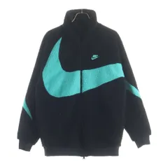 NIKE (ナイキ) ×ATMOS BIG SWOOSH BOA JACKET アトモス ビッグスウォッシュ リバーシブル ボアジャケット ブラック/ブルー BQ6546-013のサムネイル