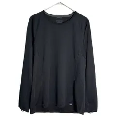 patagonia パタゴニア Capilene キャプリーン ベースレイヤー アウトドア ブラック(メンズ L)中古 古着 X9051