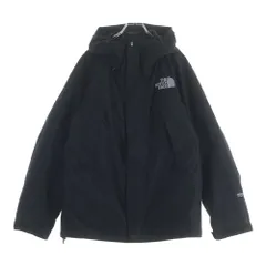 THE NORTH FACE (ザノースフェイス) MOUNTAIN JACKET GORE-TEX ロゴエンブロイダリー ゴアテックス ジップアップ フーデッド マウンテン ナイロンジャケット ブラック NP15105