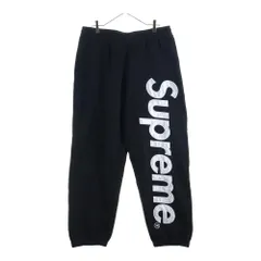 SUPREME (シュプリーム) 24AW Satin Applique Sweatpant サテン アップリケ スウェットパンツ ブラックのサムネイル