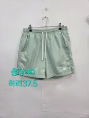 S NIKE スウッシュ ウーブン ハーフパンツ ミント