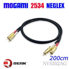 4.5m×2本 ベルデン8412 RCAケーブル +REAN-NYS352AG - メルカリ