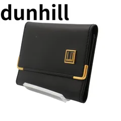 Dunhill ダンヒル 6連キーケース レザー ブラック ゴールド金具