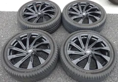 (D1651)AWタイヤ★80系ハリアー■ 純正 ENKEI TRD GR PARTS／MICHELIN PILOT SPORTS 4 SUV【245/45R20】のサムネイル
