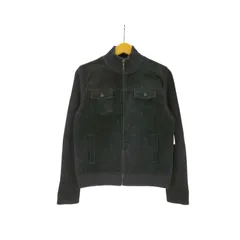 ローレンラルフローレン LAUREN RALPH LAUREN 緑タグ ニット 切り替え コーデュロイ ドライバース ニット ジャケット レディース import：M のサムネイル