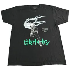 NARUTO Shippuden ナルト疾風伝 はたけカカシ 半袖Ｔシャツ アニメ キャラクター ブラック(メンズ XL)中古 古着 X9059