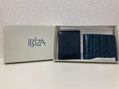 【未使用】IBIZA イビサ クロコダイル 二つ折り財布 ＆ 牛革カードケース セット　M228③