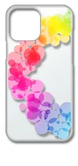 【新品未使用】iPhone13 Pro Max アイフォン13プロマックス クリア ハードケース レインボー サークル グラデーション スマホケース