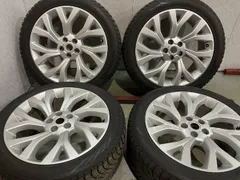 タイヤ走行短め【nokian R3 265/45R21】スタッドレス【ランドローバー ヴォーグ 純正ホイール 21インチ 9.5J5HPCD120+49】　(MTI106MI)のサムネイル