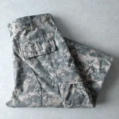 ■古着 USARMY 米軍実物 ACUミリタリーカーゴパンツ トラウザー コンバットパンツ デジタルカモフラージュ 迷彩 07年製 M-R 実寸W34L32【L5982】