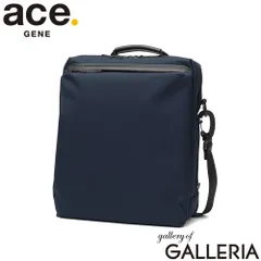 【正規品5年保証】 エースジーン ショルダーバッグ メンズ 軽量 ace.GENE ブランド カジュアル 小さめ 旅行 斜めがけ 大人 ナイロン ビジネス 撥水 手持ち ショルダー 2WAY B5 6L メトレクス 19113 ネイビーのサムネイル