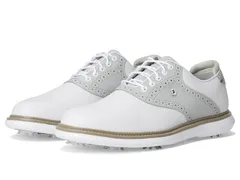 フットジョイ メンズ シューズ スニーカー FootJoy Traditions Golf Shoes Previouseason WhiteGreyWhit ホワイトのサムネイル