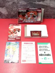 Nintendo　ポケットモンスター　ルビー　ゲームボーイアドバンス　GBA　ソフト　箱取扱説明書付き