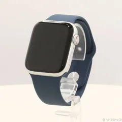 ソフマップ 〔中古品〕 Apple Watch SE 第2世代 GPS + Cellular 44mm シルバーアルミニウムケース ストームブルースポーツバンド【258】