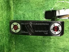 【中古】 タイトリスト SCOTTY CAMERON select NEWPORT 1.5 33インチ パター PT スチール (フレックスその他) メンズ 男性用 右利き 右用 Dランク ゴルフクラブ