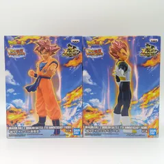 【未開封】超サイヤ人ゴッド 孫悟空 ベジータ ドラゴンボールZ ドッカンバトル 7周年記念フィギュア バンプレスト BANDAI SPIRITS まとめ売り 2体セット DRAGON BALL Z DOKKAN BATTLE 7TH 希少 レア B-9-6