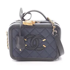 CHANEL シャネル CCフィグリー スモール バニティバッグ 2WAY ショルダーバッグ