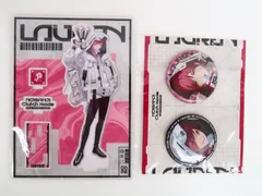 2点セット にじさんじ ローレン・イロアス アクリルスタンド/缶バッジ NIJISANJI Clutch Mode Type：Kanae ＆ Lauren