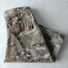 ■古着 USARMY 米軍実品 マルチカム ミリタリーカーゴパンツ トラウザー コンバットパンツ 迷彩 13年製 M-L 実寸W35L34【L5985】