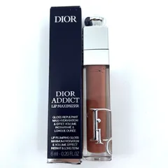 DIOR ディオール 2025 サマーコレクション 限定 アディクト リップ マキシマイザー 090 スパークリー シエナ リップグロス オレンジベージュ系 ピンク系ラメ グリッター 【管理No.K 12848】