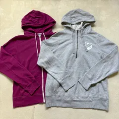 【2点セット】【メンズLサイズ】CONVERSE コンバース スウェット ハーフジップ ジップアップ パーカー 長袖 ワンポイント