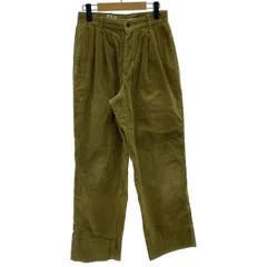 【中古】　C.P. COMPANY　コーデュロイパンツ　スラックス　ジップフライ　無地　ツータック　太畝　古着　/1156のサムネイル