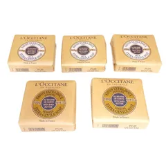 X04079 化粧石けん5個セット Ｌ’ＯＣＣＩＴＡＮＥ ロクシタンジャポン 01SA100LT 01SA100VE フランス製 シアバター ミルク ヴァーベナ 100g 保湿 しっとり うるおい ナチュラル 植物由来 ボディソープ 洗顔 スキンケア