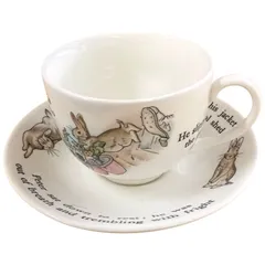 X04086 カップ＆ソーサ―のセット ウェッジウッド(WEDG WOOD) 日用品 食器 カップ ソーサー 生活雑貨 キャラクターグッズ ピーターラビット