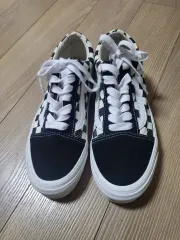 VANS オールドスクール ブラック チェッカーボード スニーカー