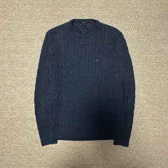 TOMMY HILFIGER ウール ケーブルニット セーター