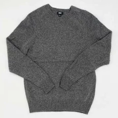 UNIQLO　ユニクロ　ラムクールネックセーター　グレー　Sサイズ　◇〇