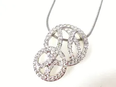 スワロフスキー　SWAROVSKI　クリスタル　スネークチェーン　デザイン　ネックレス　シルバーカラー　送料無料